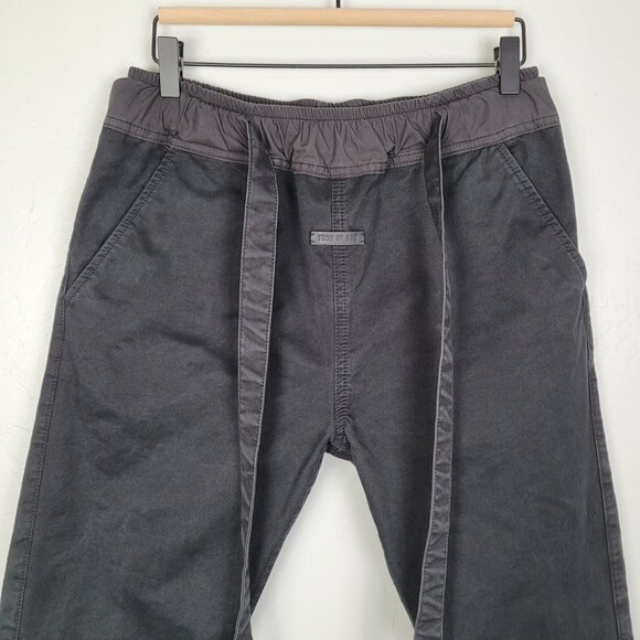 Fear Of God Bondage Pants Seventh Collection Cropped Black Size S - Picture 2 of 16